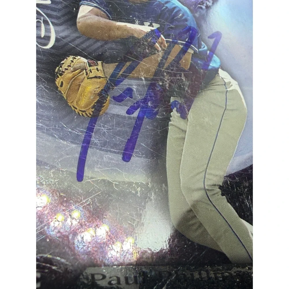 2001 Donruss Signature Series Paul Phillips Rookie Auto /800 Royals RC 235